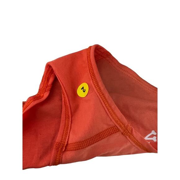 Victoria's Secret Low Rise HipHugger Orange "Boo Yah" Black Lace Waist Small - Picture 4 of 6